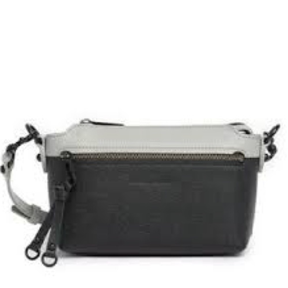 Rebecca Minkoff City Crossbody Bag - black and gray